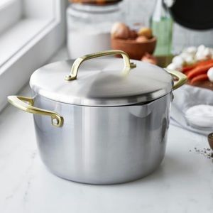 GREENPAN Stock Pot | Stainless Steel with Champagne Handles